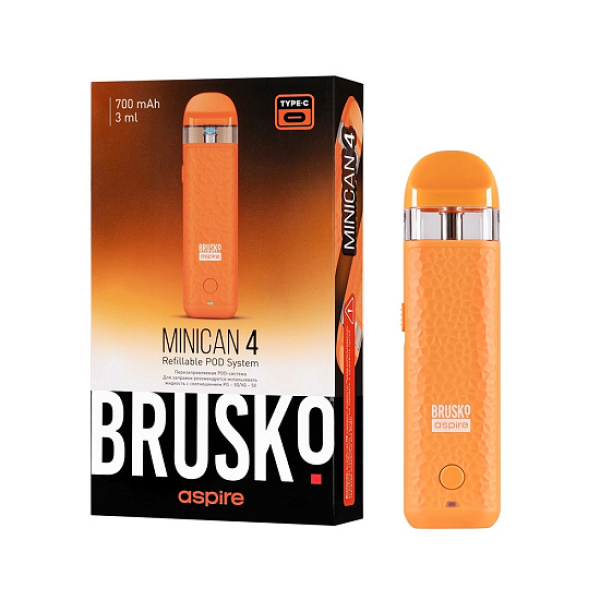 POD-система Brusko Minican 4 Оранжевый в Новосибирске