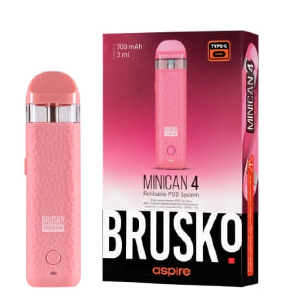 POD-система Brusko Minican 4 Розовый в Новосибирске