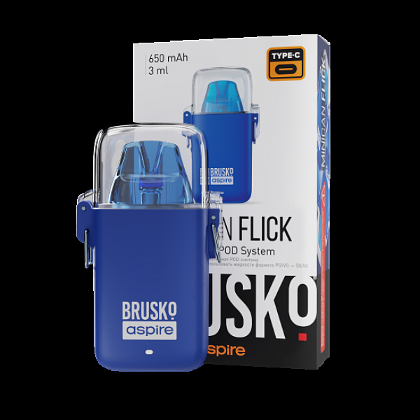 POD-система Brusko Minican Flick Синий в Новосибирске