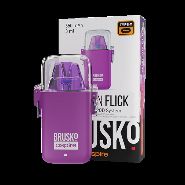 POD-система Brusko Minican Flick Фиолетовый в Новосибирске