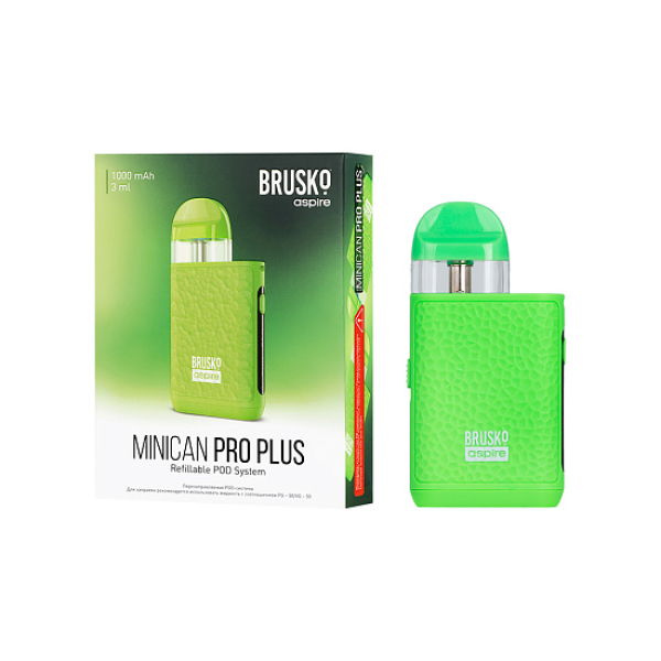 POD-система Brusko Minican Pro Plus Зеленый в Новосибирске