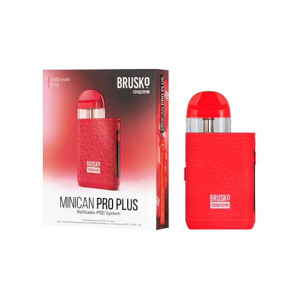 POD-система Brusko Minican Pro Plus Красный в Новосибирске