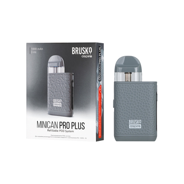 POD-система Brusko Minican Pro Plus серый в Новосибирске