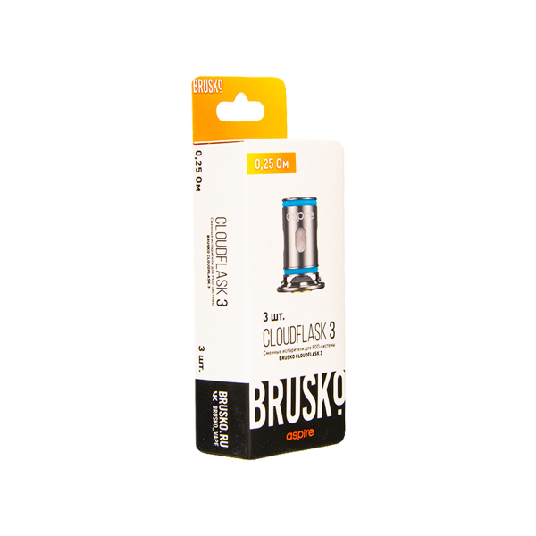 Испаритель Brusko Cloudflask 3 0.25 Ом 3 шт в Новосибирске