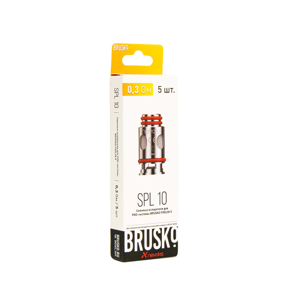Испаритель Brusko Feelin Spl10 0.3 Ом 5 шт в Новосибирске