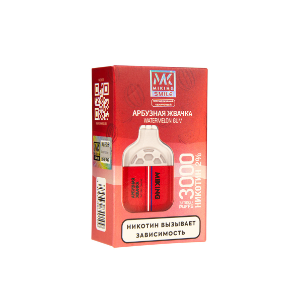 Электронка Miking Watermelon Gum 3000 Затяжек в Новосибирске