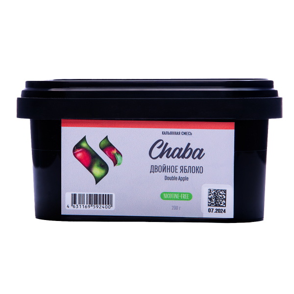 Бестабачная смесь Chaba Двойное Яблоко 200 грамм в Новосибирске