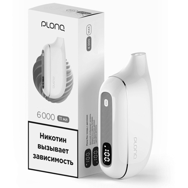 Электронка Plonq Max 6000 Чёрная Смородина в Новосибирске