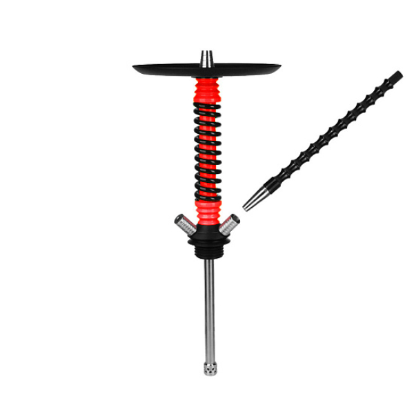 Кальян Mamay Customs V3  Coilovers Mini Красно Черный в Новосибирске