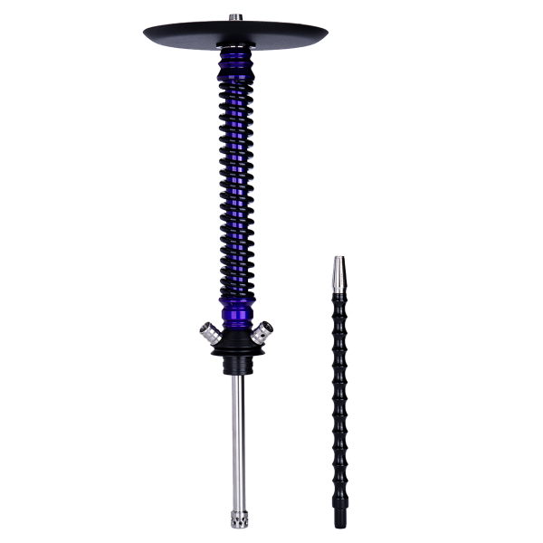Кальян Mamay Customs Coilovers Фиолетовый Лак Черный в Новосибирске
