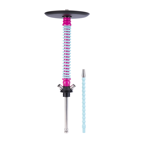 Кальян Mamay Customs Coilovers Фуксия Мята   Грав. Черепа в Новосибирске
