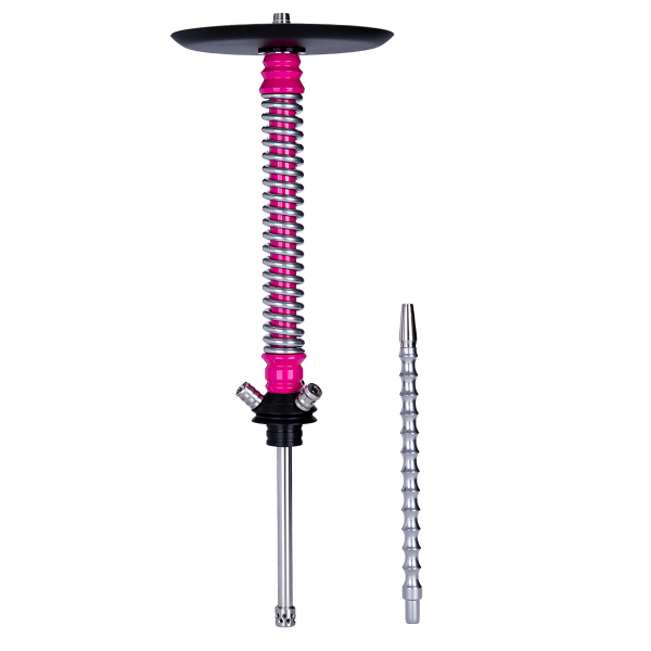 Кальян Mamay Customs Coilovers Фуксия Хром в Новосибирске