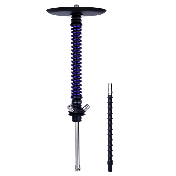 Кальян Mamay Customs Coilovers Чёрно Фиолетовый Лак в Новосибирске