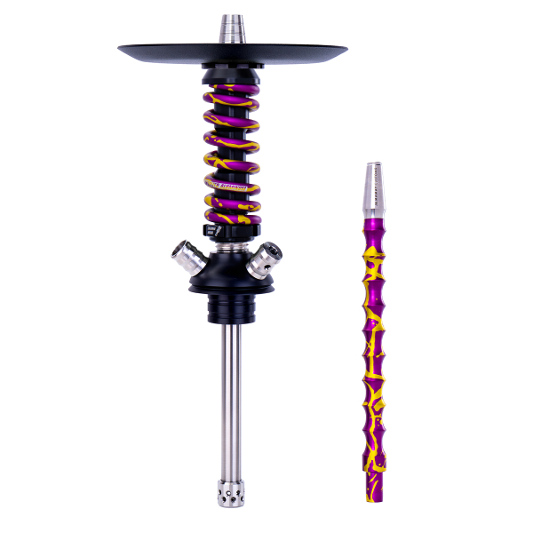 Кальян Mamay Customs Coilover Micro Пурпурно Золотой Сплеш в Новосибирске