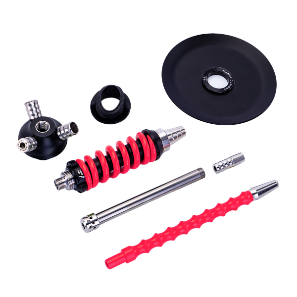 Кальян Mamay Customs Coilover Micro Чёрно Розовый в Новосибирске