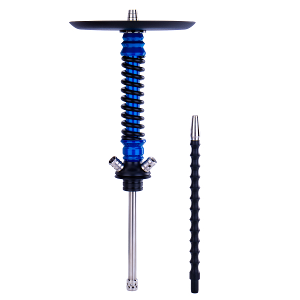 Кальян Mamay Customs Coilovers Mini Голубой Лак Черный в Новосибирске