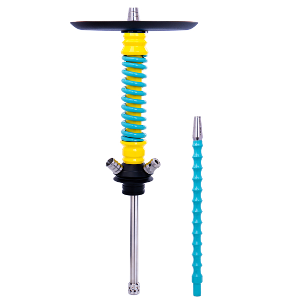 Кальян Mamay Customs Coilovers Mini Жёлто Мятный в Новосибирске