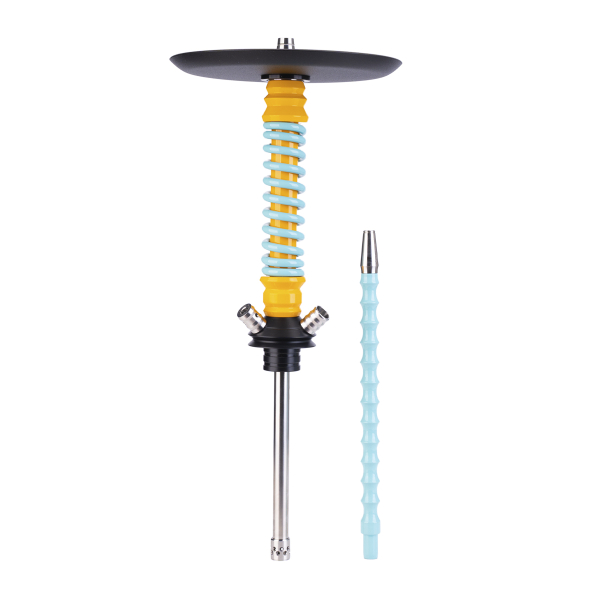 Кальян Mamay Customs Coilovers Mini Жёлто Мятный Грав. Котофаки в Новосибирске