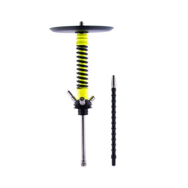 Кальян Mamay Customs Coilovers Mini Жёлтый Ф Чёрный   Гр. Bus в Новосибирске