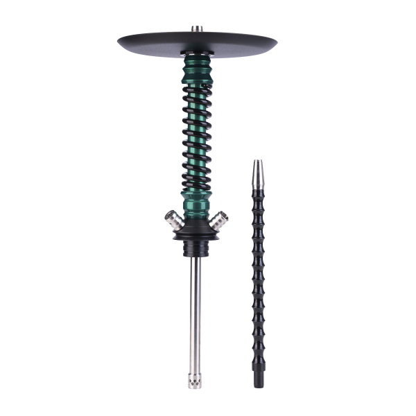 Кальян Mamay Customs Coilovers Mini Зелёный Лак Чёрный   Гр. Кубы в Новосибирске