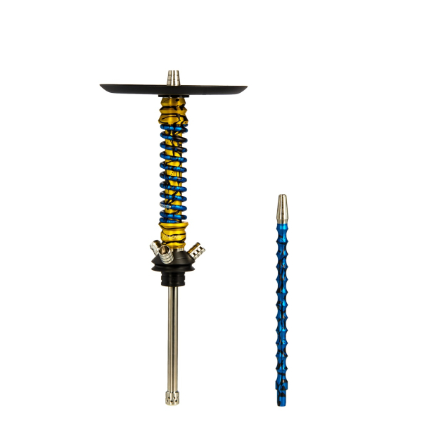 Кальян Mamay Customs Coilovers Mini Синий Сплеш Золотой Сплеш в Новосибирске