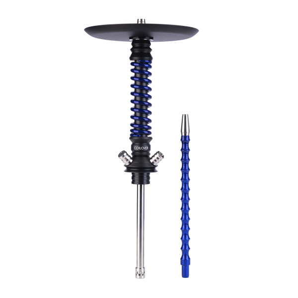 Кальян Mamay Customs Coilovers Mini Чёрно Синий Лак в Новосибирске