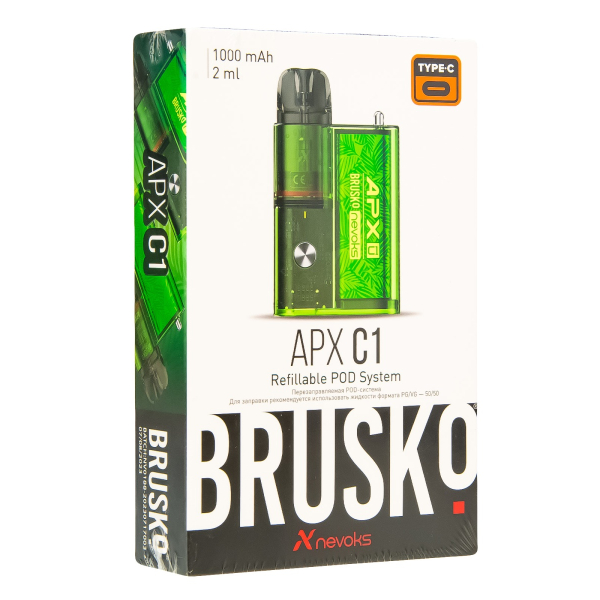 POD-система Brusko Apx C1 Зелёный Папоротник в Новосибирске