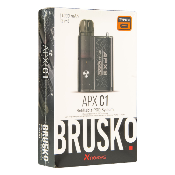POD-система Brusko Apx C1 Чёрный Шёлк в Новосибирске