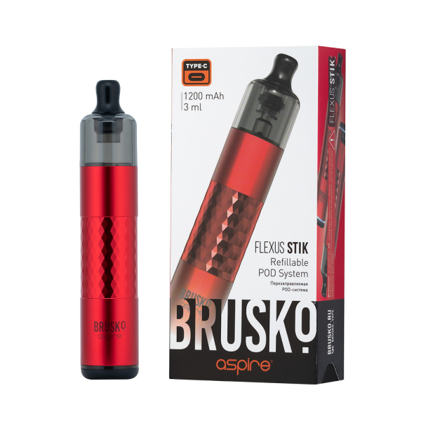 POD-система Brusko Flexus Stik Красный в Новосибирске
