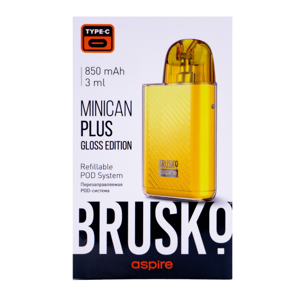 POD-система Brusko Minican Plus Gloss Edition Жёлтый в Новосибирске