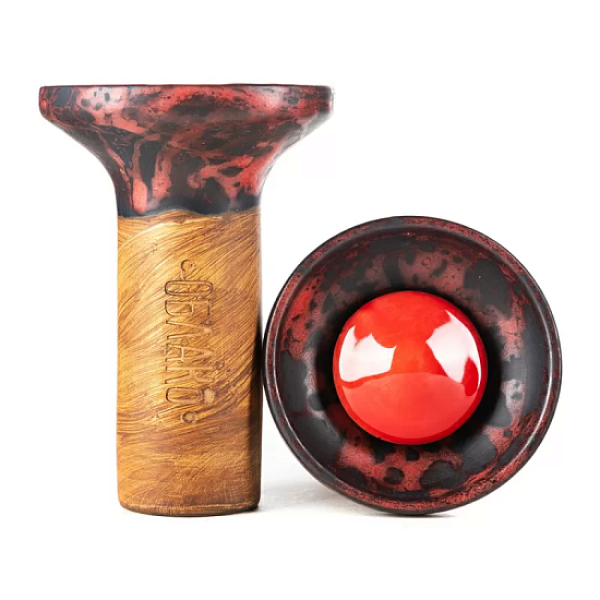 Чаша Облако Flow Red On Black Red Marble в Новосибирске