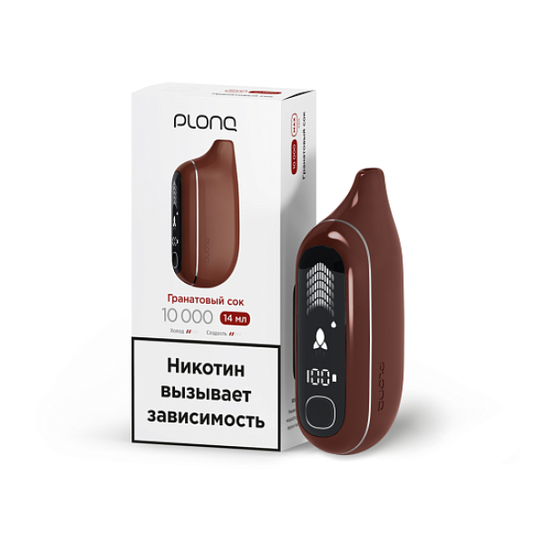 Электронка Plonq Max Pro   Гранатовый Сок 10000 затяжек в Новосибирске