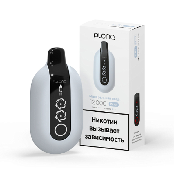 Электронка Plonq Ultra Минеральная Вода  12000 затяжек в Новосибирске