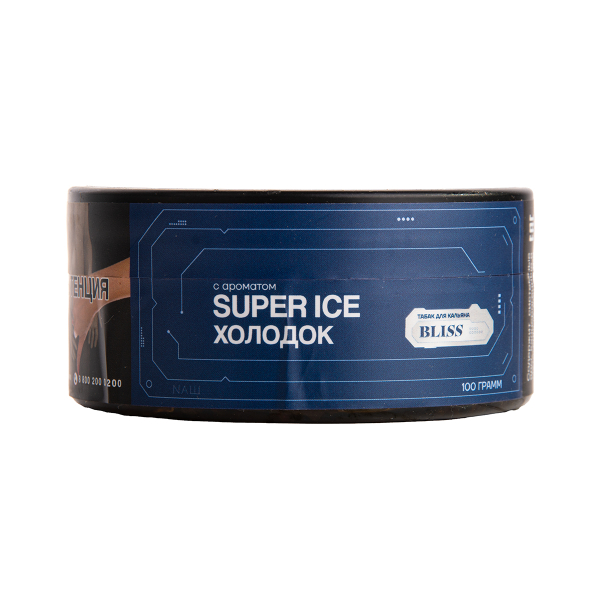 Табак BLISS Super Ice Холодок 100 грамм в Новосибирске