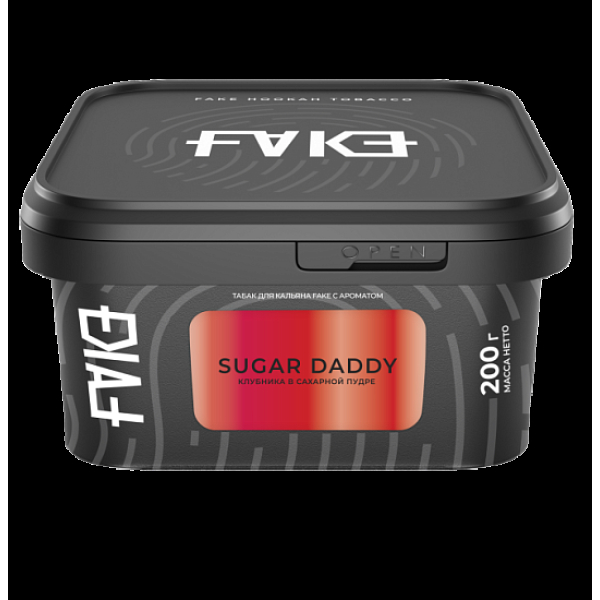 Табак Fake Sugar Daddy Клубника В Сахарной Пудре 200 грамм в Новосибирске