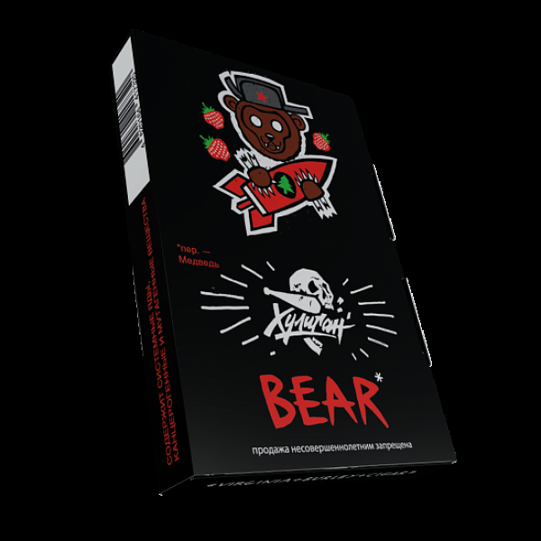Табак Хулиган Bear Клубника С Елкой 25 грамм в Новосибирске