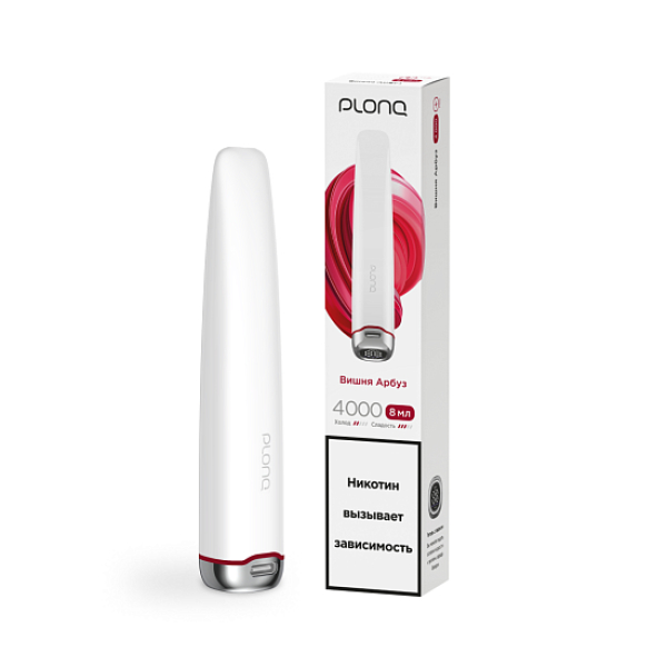 Электронка Plonq Plus Pro Вишня Арбуз 4000 затяжек в Новосибирске