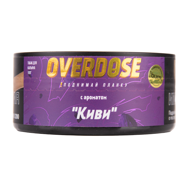 Табак Overdose Kiwi 100 грамм в Новосибирске