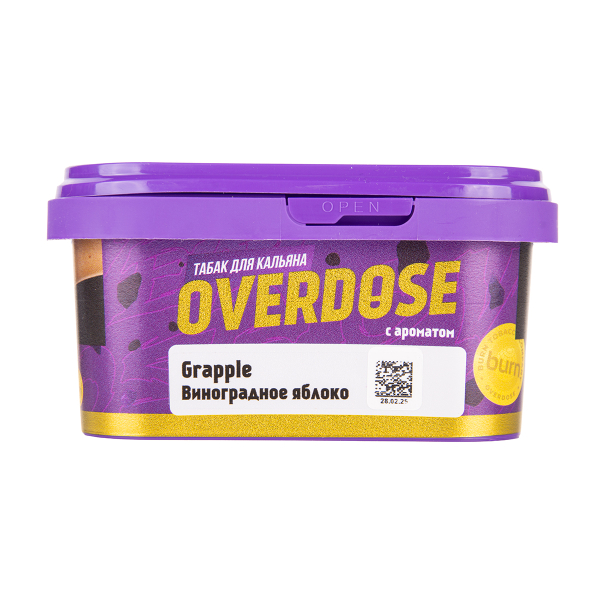 Табак Overdose Grapple 200 грамм в Новосибирске