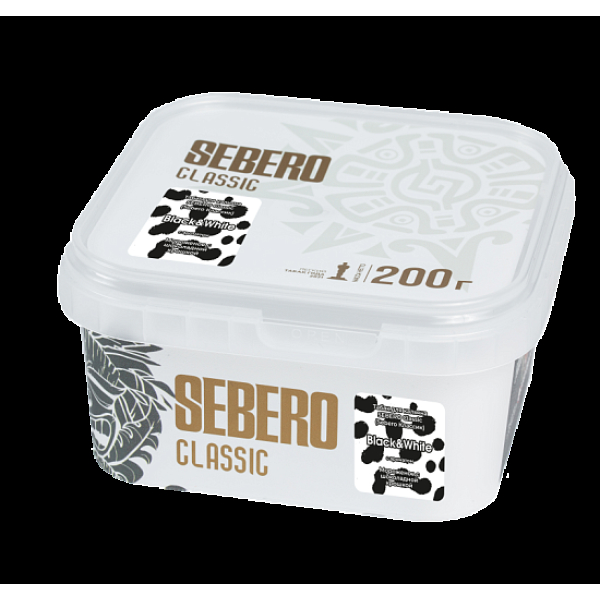 Табак Sebero Black& White 200 грамм в Новосибирске