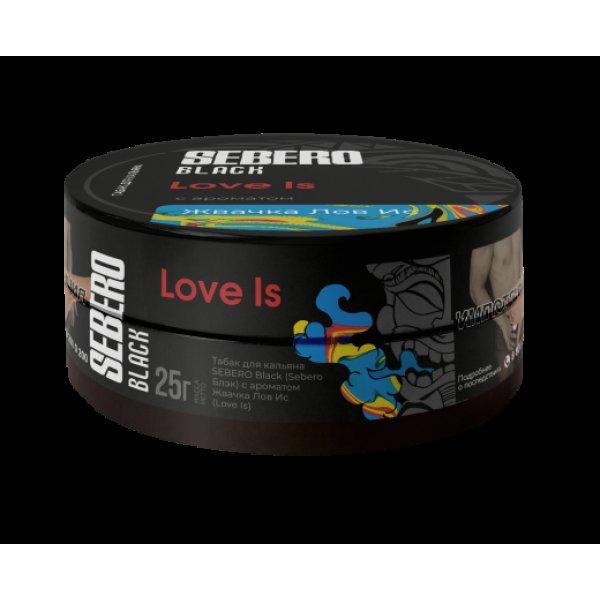Табак Sebero Black Black Love Is 25 грамм в Новосибирске