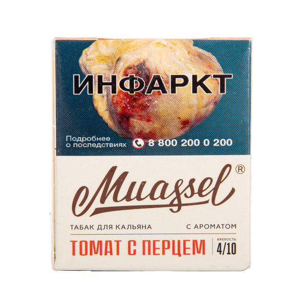 Табак Muassel Medium Томат С перцем 40 грамм в Новосибирске
