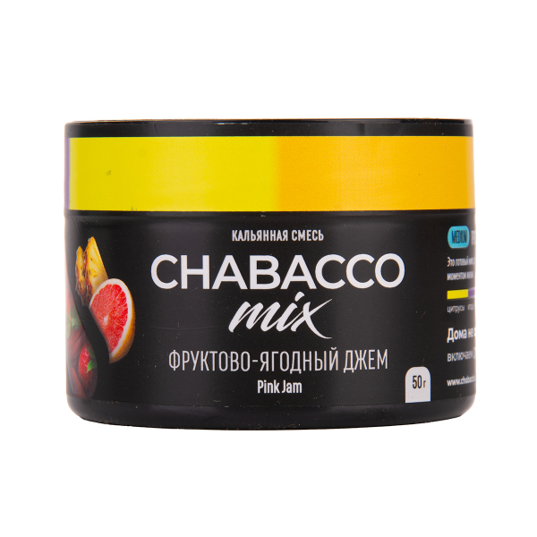 Бестабачная смесь Chabacco Mix Medium Pink Jam 40 грамм в Новосибирске