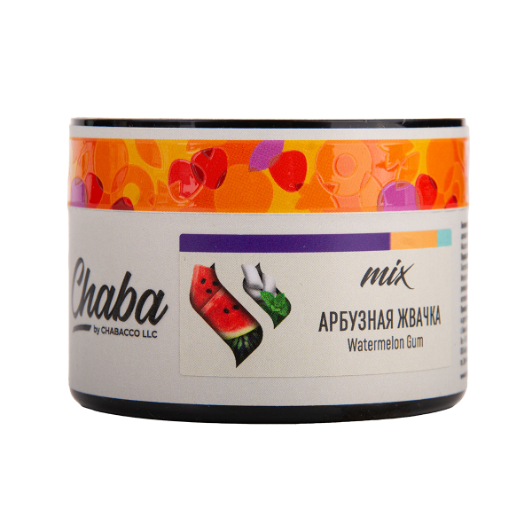 Бестабачная смесь Chaba Mix Watermelon Gum Nicotine Free 50 грамм в Новосибирске