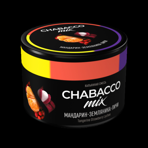 Бестабачная смесь Chabacco Mix Medium Tangerine Strawberry Lychee 40 грамм в Новосибирске