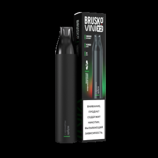 Электронка Brusko Vini X2 Арбуз 2800 затяжек в Новосибирске