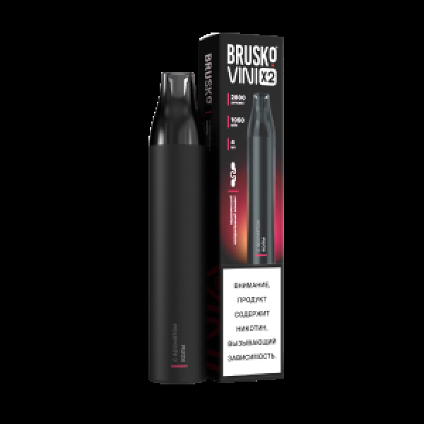 Электронка Brusko Vini X2 Кола 2800 затяжек в Новосибирске