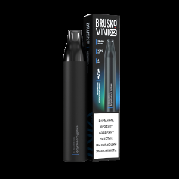 Электронка Brusko Vini X2 Фруктовое Драже 2800 затяжек в Новосибирске