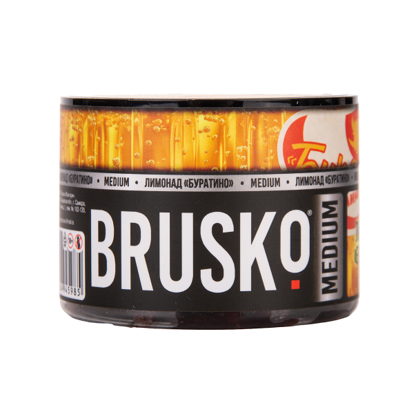 Бестабачная смесь Brusko Zero Лимонад  Буратино 50 грамм в Новосибирске