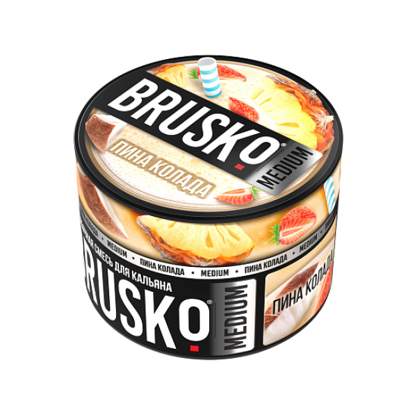 Бестабачная смесь Brusko Zero Пина Колада 50 грамм в Новосибирске